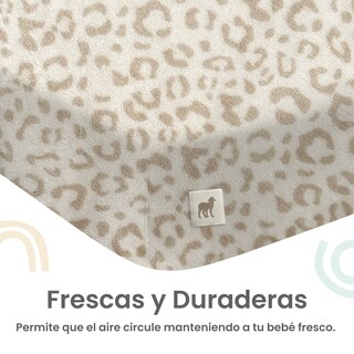 Foto 4 | Foto 4 | Sábana De Cajón Para Cama Cuna 95x140cm Nap Baby - Manchitas