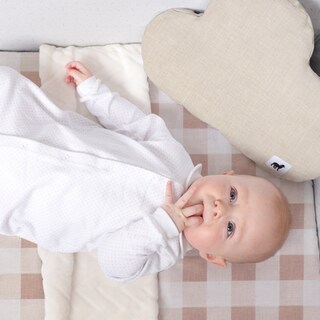 Foto 5 | Foto 5 | Juego De Blancos Para Colecho 70x100 Cm Nap Baby Para Bebé (4 Piezas) - Gingham Beige