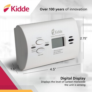 Foto 3 | Foto 3 | Detector De Monóxido De Carbono Kidde Con Batería Aa Portátil - Venta Internacional.