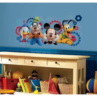 Foto 4 | Foto 4 | Adhesivos De Pared Roommates Disney Mickey Mouse Clubhouse Capers - Venta Internacional.