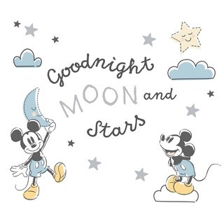 Foto 1 | Foto 1 | Adhesivos De Pared Lambs & Ivy Disney Baby Moonlight Mickey Mouse - Venta Internacional.