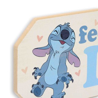 Foto 4 | Foto 4 | Decoración De Pared Open Road Brands Disney Lilo Y Stitch Wood - Venta Internacional.