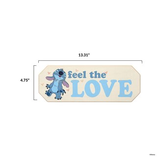 Foto 6 | Foto 6 | Decoración De Pared Open Road Brands Disney Lilo Y Stitch Wood - Venta Internacional.