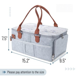 Foto 2 | Foto 2 | Organizador De Pañales Mr. Pen Baby Con Tapa De Fieltro Gris - Venta Internacional.