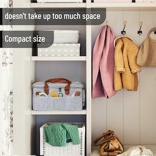 Foto 5 | Foto 5 | Organizador De Pañales Mr. Pen Baby Con Tapa De Fieltro Gris - Venta Internacional.