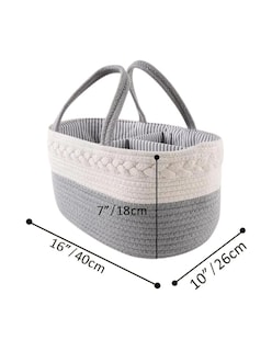 Foto 3 | Foto 3 | Baby Diaper Caddy Organizer White / Gray