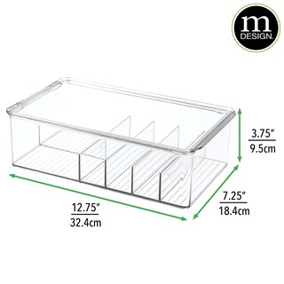 Foto 4 | Foto 4 | Contenedor Organizador De Almacenamiento Mdesign Apilable De 6 Secciones  Paquete De 2 - Venta Internacional.