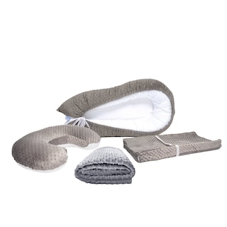 Foto 1 | Foto 1 | Nido Bebé + Cambiador + Almohada Lactancia Gris  + Cobija Gris
