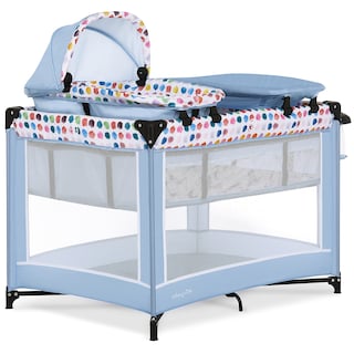 Foto 1 | Foto 1 | Playard Dream On Me Lilly Deluxe Spring Grey Con Capazo - Venta Internacional.
