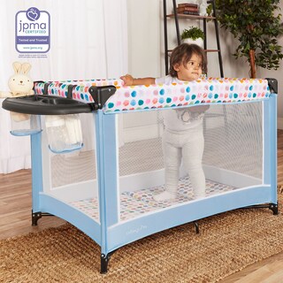 Foto 6 | Foto 6 | Playard Dream On Me Lilly Deluxe Spring Grey Con Capazo - Venta Internacional.
