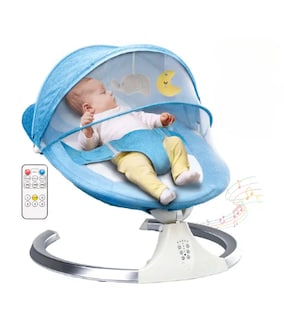 Foto 1 | Foto 1 | Mecedora Eléctrica Acero Para Bebe Resistente Con Movimiento 4 Velocidades Incluye Bocina