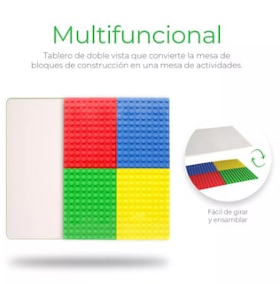 Foto 3 | Foto 3 | Mesa Didactica Con Juego De Bloques Para Niños Incluye Silla