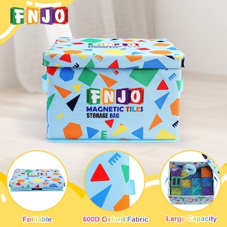 Foto 5 | Foto 5 | Organizador De Juguetes Fnjo Con Tapa Para Azulejos Magnéticos - Venta Internacional.