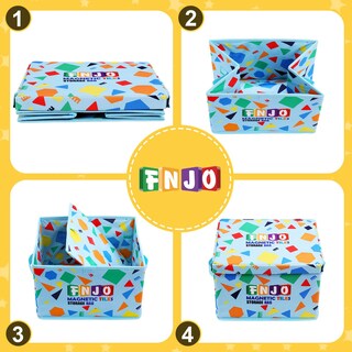 Foto 6 | Foto 6 | Organizador De Juguetes Fnjo Con Tapa Para Azulejos Magnéticos - Venta Internacional.