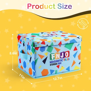 Foto 7 | Foto 7 | Organizador De Juguetes Fnjo Con Tapa Para Azulejos Magnéticos - Venta Internacional.