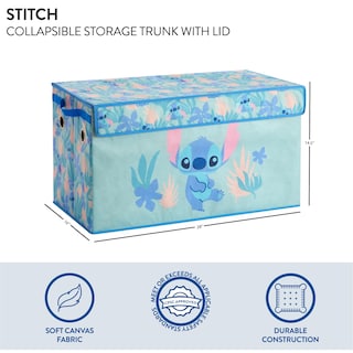 Foto 5 | Foto 5 | Baúl De Almacenamiento Plegable Idea Nuova Disney Stitch 28,5 X 14,5 X 16 Cm - Venta Internacional.