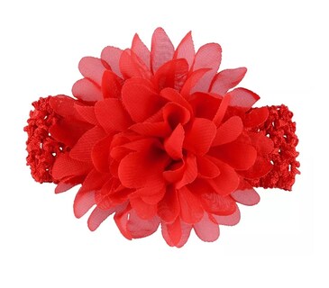Foto 4 | Foto 4 | Diadema Elástica Con Flores De Encaje Para Niñas, 18 Colores
