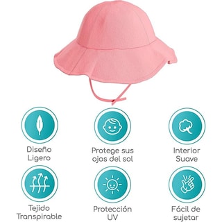 Foto 2 | Foto 2 | Tiernelle Sombrero Para Niña Niño Y Bebé Color Rosa
