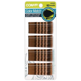 Foto 1 | Foto 1 | Bobby Pins Conair Color Match Brunette, 60 Unidades, Paquete De 1 Unidad - Venta Internacional.