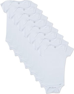Foto 1 | Foto 1 | Pañaleros Gerber Blancos 8 Piezas para Bebé Niño