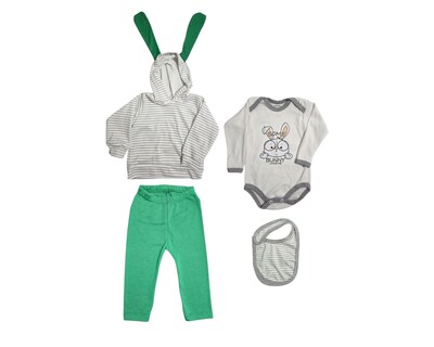 Foto 1 | Foto 1 | Conjunto para Bebé Niño Colate Baby Conejito