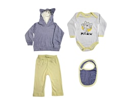 Conjunto para Bebé Niño Colate 4 Piezas