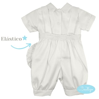 Foto 5 | Foto 5 | Traje Ropon Bautizo Niño + Kit Vela Trajecito Bebé Pablo Blanco