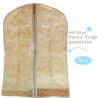 Foto 6 | Foto 6 | Traje Ropon Bautizo Niño + Kit Vela Trajecito Bebé Ivan Beige