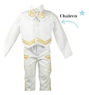 Foto 5 | Foto 5 | Bautizo Charro Traje Niño + Kit Vela Bebé Blanco Dor