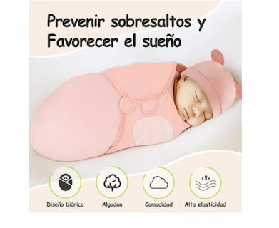 Foto 4 | Foto 4 | Saco De Dormir De Algodón Para Recién Nacidos