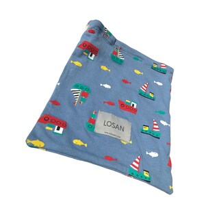 Foto 6 | Foto 6 | Pañalero Estampado Barcos Losan color Azul para Bebé Niño
