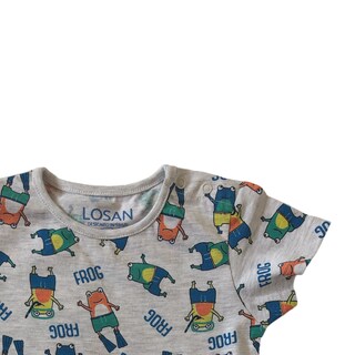 Foto 2 | Foto 2 | Mameluco Ranitas Losan color Gris para Bebé Niño