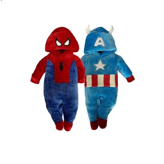 Foto 1 | Foto 1 | Kit Mamelucos Marvel C569-18 Multicolor 2 Piezas Spider-Man/Capitán América