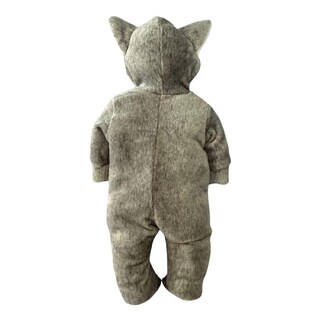 Foto 3 | Foto 3 | Mameluco Baby Kisses 1363-6 Gris Husky con Gorro Bordado
