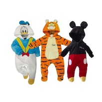 Kit 3 Mamelucos Disney Donald + Tigger + Mickey