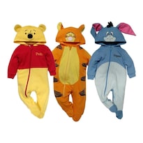 Kit 3 Mamelucos Algodón Disney Pooh + Tigger + Eeyore
