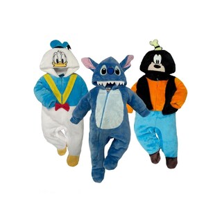 Foto 1 | Foto 1 | Kit 3 Mamelucos Disney Donald/Stich/Goofy