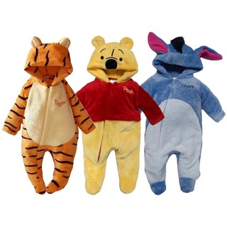 Foto 1 | Foto 1 | Kit Mamelucos Disney A951-12 Multicolor 3 Piezas Tigger/Pooh/Igor