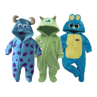 Foto 1 | Foto 1 | Kit 3 Mamelucos Disney Sulley, Mike y Bunny