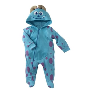 Foto 1 | Foto 1 | Mameluco de Algodón con Gorro Bordado Disney Sulley Azul