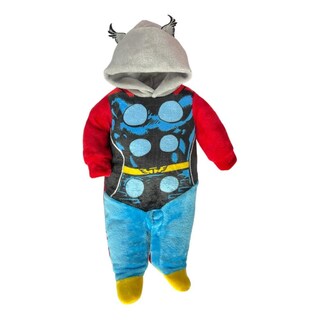 Foto 1 | Foto 1 | Mameluco Marvel con Gorro Bordado Thor Azul
