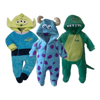 Foto 1 | Foto 1 | Mamelucos para Bebé Disney Alien, Sulley, Rex 3 Piezas