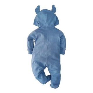 Foto 2 | Foto 2 | Mameluco de Algodón Disney Stitch con Gorro Bordado color Azul