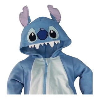 Foto 3 | Foto 3 | Mameluco de Algodón Disney Stitch con Gorro Bordado color Azul