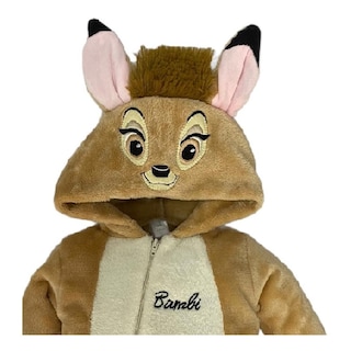 Foto 3 | Foto 3 | Mameluco con Gorro Bordado Disney Bambi Beige