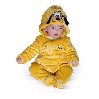 Foto 1 | Foto 1 | Mameluco con Gorro Bordado Disney Pluto Beige
