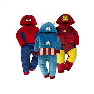 Foto 1 | Foto 1 | Mamelucos Marvel 3 Piezas para Bebé Niño