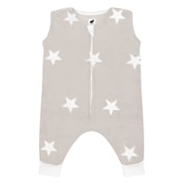 Nap Saquito Para Dormir Para Bebés Con Abertura Para Pies - Estrellas Beige