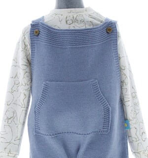 Foto 5 | Foto 5 | Conjunto Para Niño Chicos Olé 3236 Azul Cómodo Overol