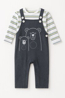 Foto 1 | Foto 1 | Conjunto Para Niño Chicos Olé 3635 Gris Cómodo 2 Piezas